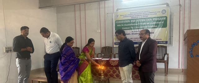 Inauguration of the felicitation and interaction programme