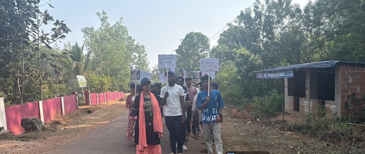 Awareness jatha by NSS volunteers