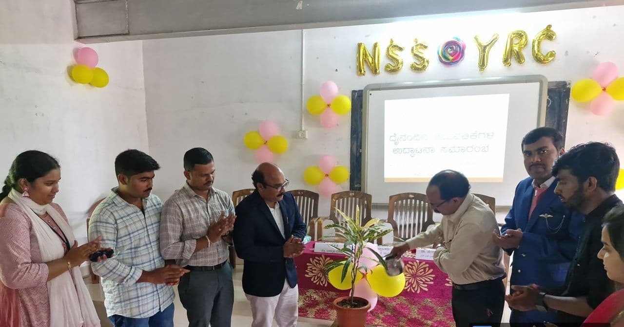 Inauguration of the NSS daily activities and the Youth Red Cross wing